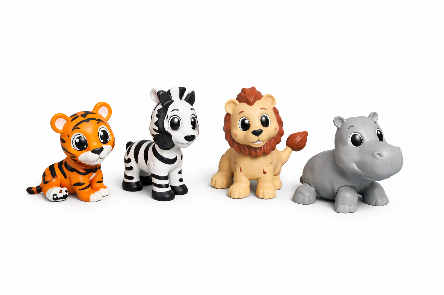 Set of 4 flexi animals